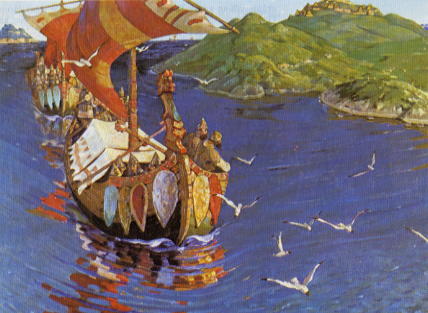 Vikings on visit